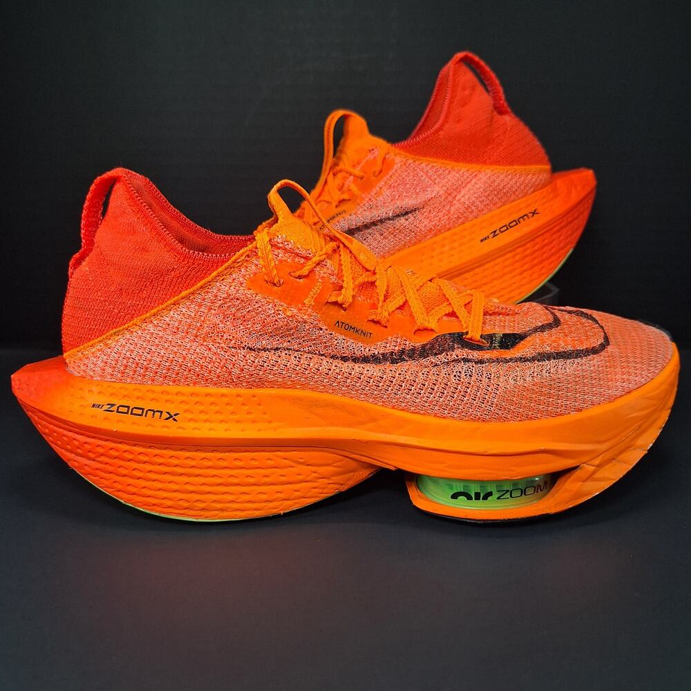 Nike Air Zoom Alphafly NEXT% 2 Womens 8.5 Total Orange DN3559-800 Running Shoes